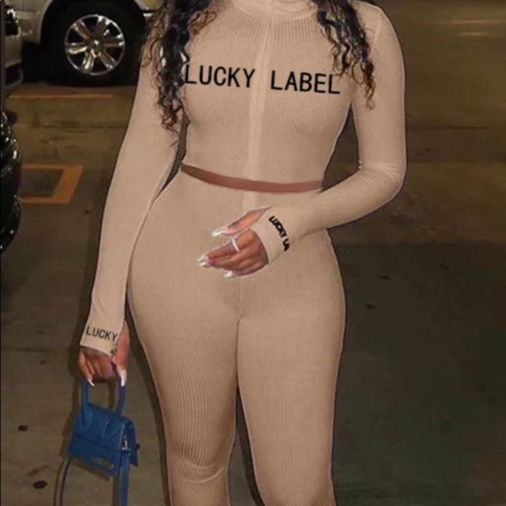 Lucky Label Jump suite